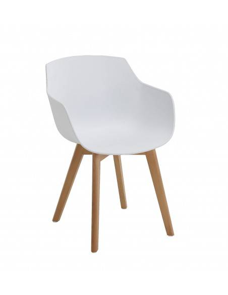 chaise d'accueil scandinave au design épuré