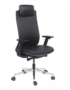 fauteuil-bureau-direction-alexander-sitek-noir-cuir-ergonomique 2