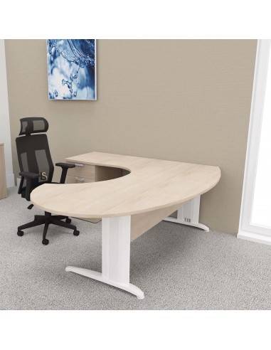 Bureau ergonomique et caisson intégré...