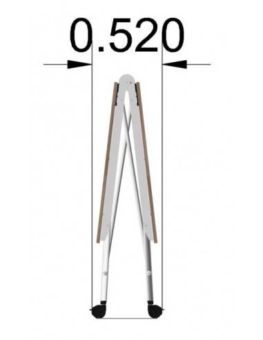 Table de réunion pliante Serenity -...