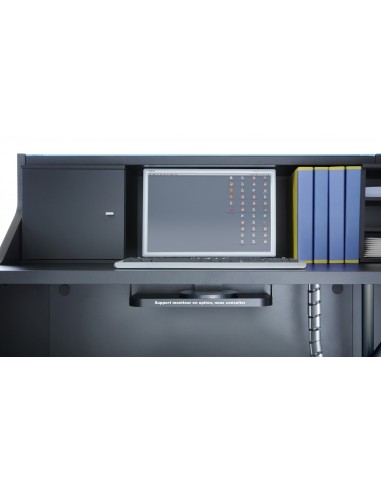 Grande banque d’accueil lumineuse modèle Linea version haute - MDD