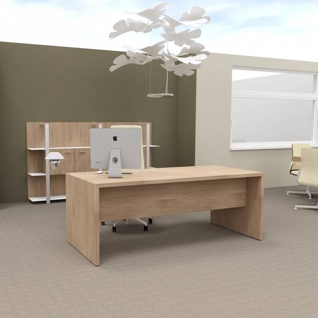 Bureau de Direction T45 version droite quadrifoglio coloris orme