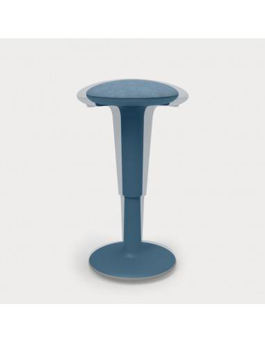 tabouret de bureau ergonomique avec assise tissu et mousse