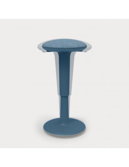 tabouret de bureau ergonomique avec assise tissu et mousse