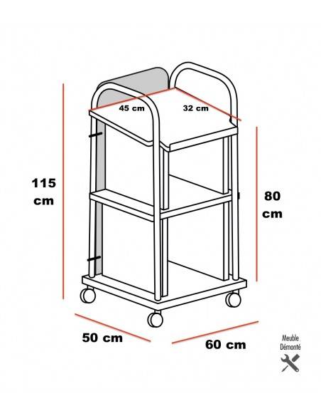 dimensions pupitre de conférence esmou mobellinea