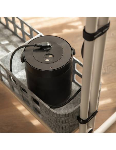 batterie pou dimensions chevalet de conférence avec roulettes et équipé d'un support écran esmou Mobel Linea