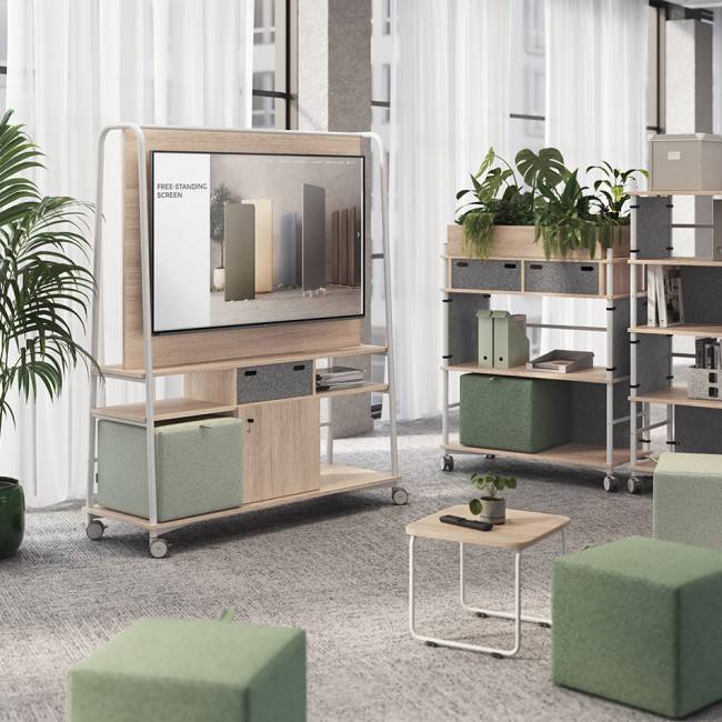 Mobilier de coworking créatif Esmou Mobel Linea