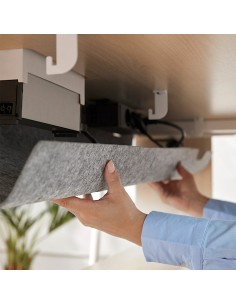 goulotte guide câble esmou pour table multimedia esmou mobel Linea