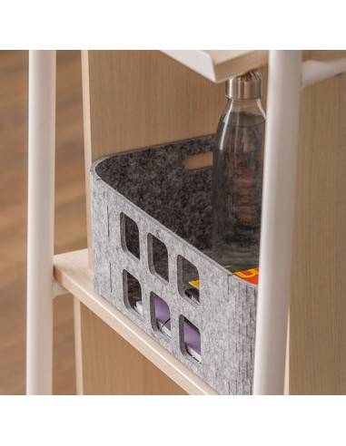 Panier en PET pour chariot de conférence esmou mobel Linea