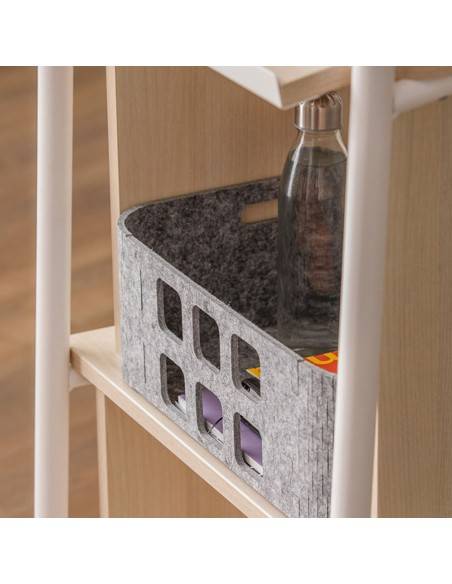 Panier en PET pour chariot de conférence esmou mobel Linea