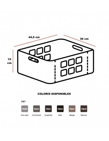 dimensions Panier en PET pour chariot de conférence esmou mobel Linea