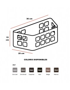 Panier trapézoidale esmou mobel linea 2