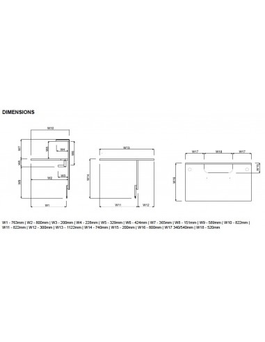 Banque d’accueil droite de couleur Linea avec accès PMR.