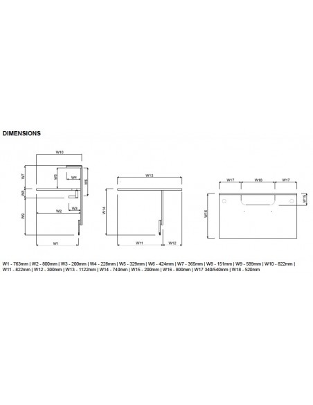 Banque d’accueil droite de couleur Linea avec accès PMR.