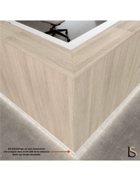 detail Comptoir de reception avec acces PMR a droite version economique