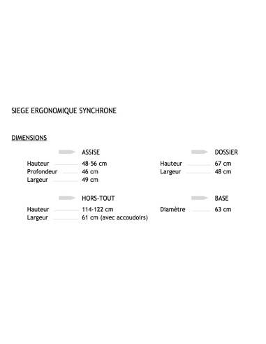 fiche technique fauteuil need