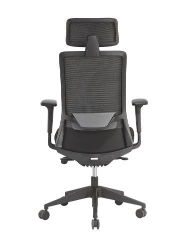 fauteuil de bureau manager dossier filet noir