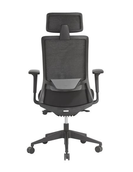 fauteuil de bureau manager dossier filet noir