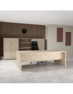 bureau-direction-droit-design-tak-pas cher-mobel-linea-coloris-acacia-clair