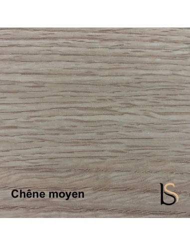 melamine coloris chene moyen