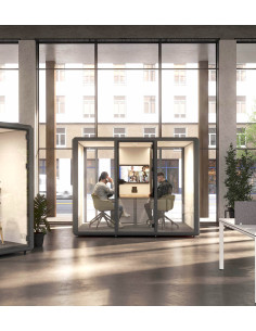 cabine acoustique 6 personnes domus mobel linea