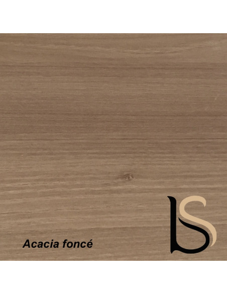 plateau melamine acacia fonce