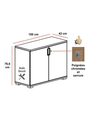 dimensions armoire basse a portes battante tak mobel linea