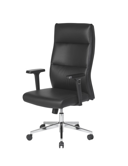 siege-bureau-executif-basculant-chrome-accoudoirs-3d