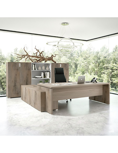 bureau-manager-retour-crédence-tak-mobel-linea-chêne-grisé-retour-droite bis