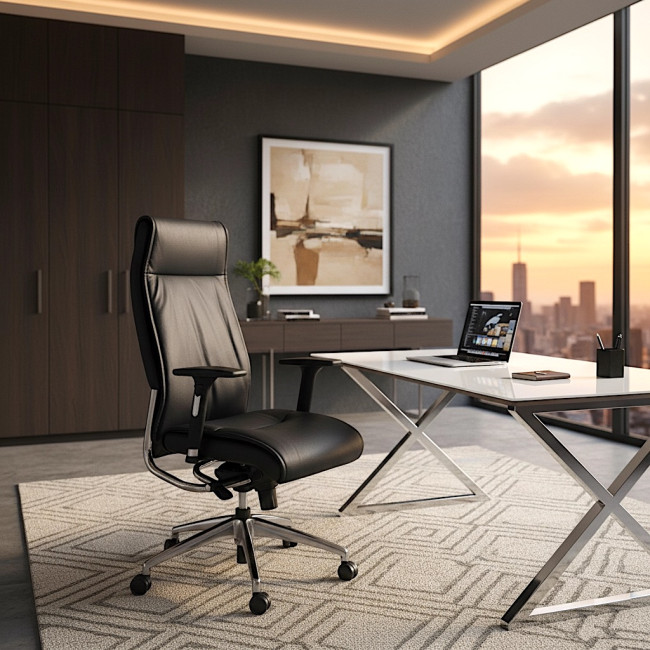 fauteuil-direction-imitation-cuir-noir-luis-sitek-avec-accoudoirs-reglables