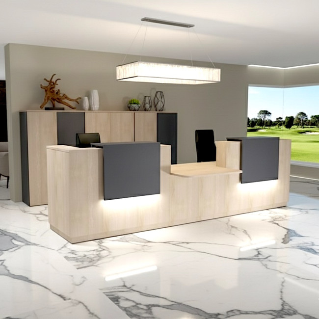 comptoir-accueil-2-personnes-acces-pmr-delta-mobellinea-coloris-acacia-clair-gris-anthracite-banque-accueil-lumineuse