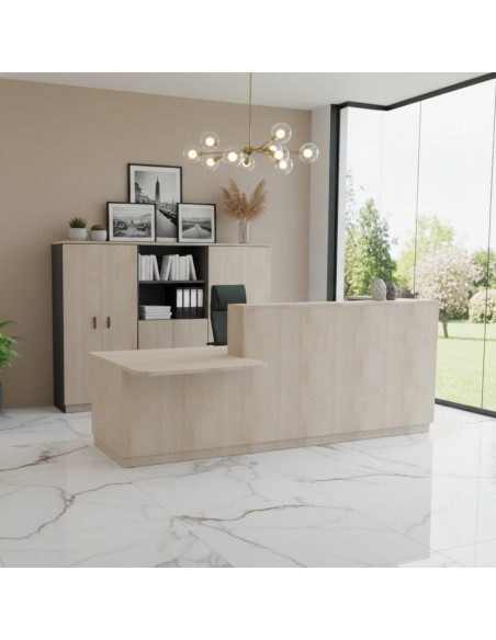 comptoir-accueil-delta-mobellinea-avec-pmr-gauche-coloris-acacia-clair
