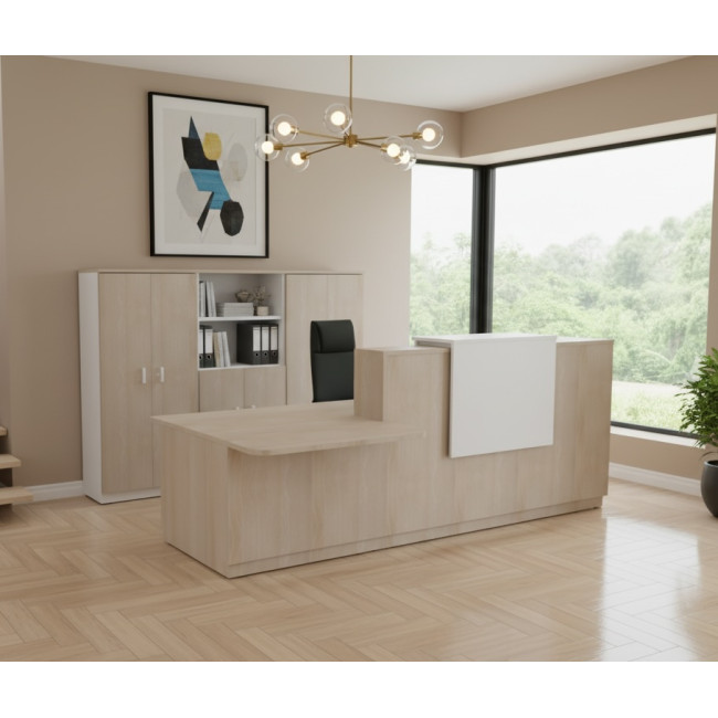 comptoir-droit-pmr-gauche-delta-mobellinea-coloris-acacia-clair-rehausse-led-blanche