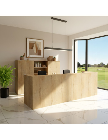 banque-accueil-pas-chere-delta-mobel-linea-2-personnes-coloris-chene-veine