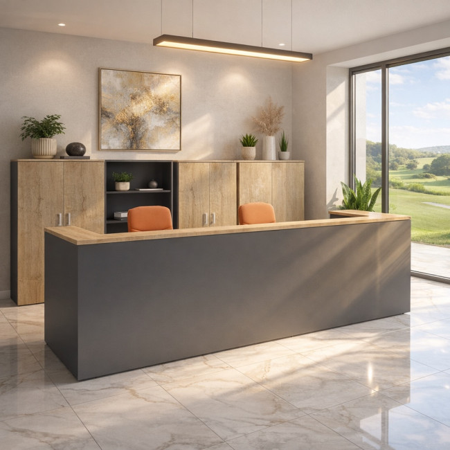 banque-accueil-pas-chere-delta-mobel-linea-2-personnes-coloris-anthracite-chene-veine