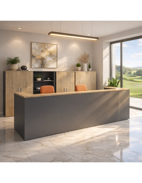 banque-accueil-pas-chere-delta-mobel-linea-2-personnes-coloris-anthracite-chene-veine