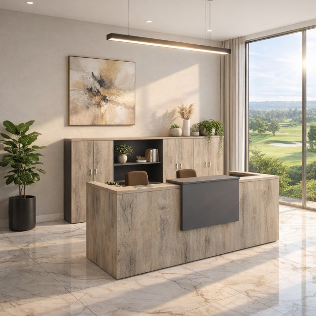 bureau-accueil-2-places-delta-mobellinea-coloris-chene-gris-facade-anthracite