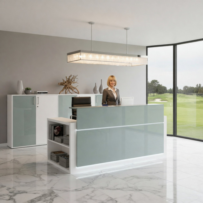 comptoir-accueil-professionnel-avec-rangement-lateral-gauche-facade-aigue marine