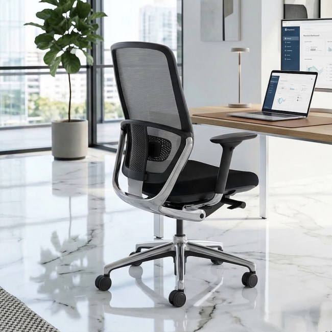 fauteuil-travail-sitek-total-black-resille-soutien-lombaire