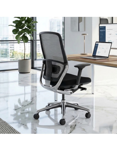 fauteuil-travail-sitek-total-black-resille-soutien-lombaire