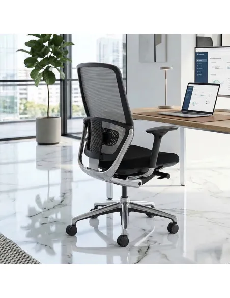 fauteuil-travail-sitek-total-black-resille-soutien-lombaire