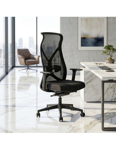 chaise-bureau-design-dossier-haut-teletravail