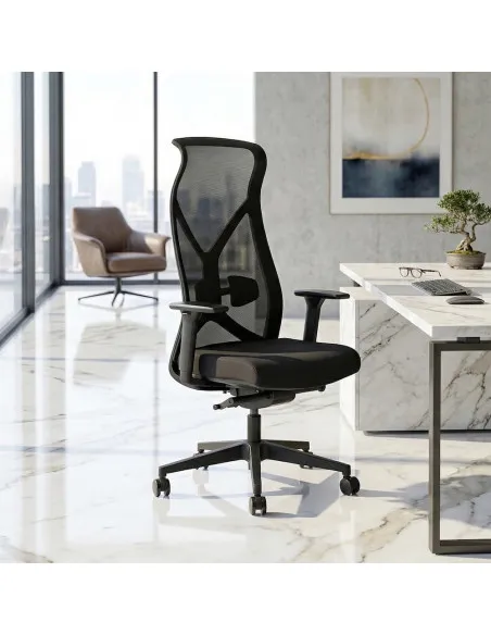 chaise-bureau-design-dossier-haut-teletravail