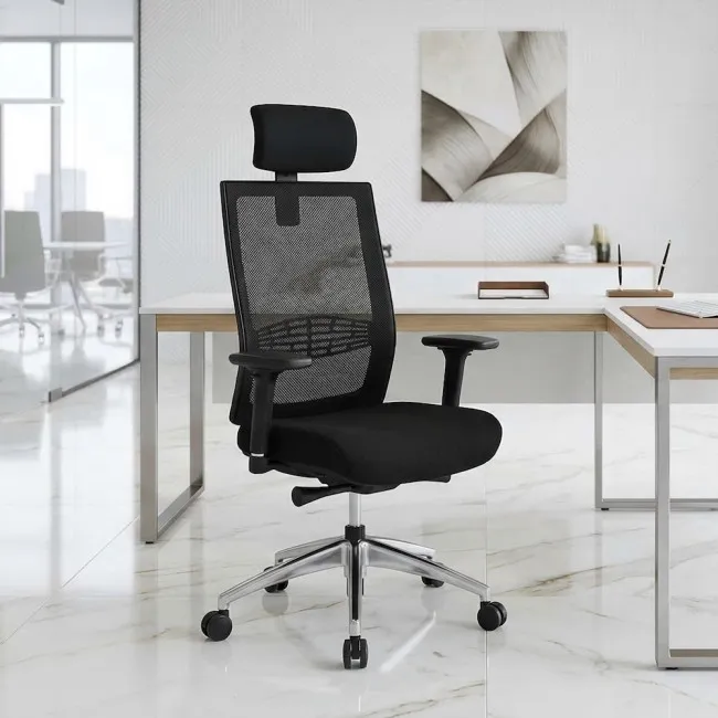 fauteuil-bureau-sitek-appui-tete-accoudoirs-reglables-noir