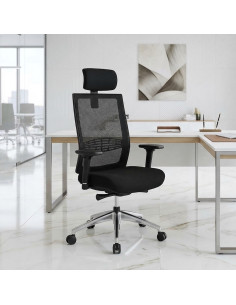 fauteuil-bureau-sitek-appui-tete-accoudoirs-reglables-noir