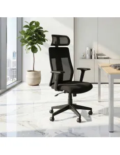 fauteuil-bureau-mobel-linea-ergonomique-noir-resille-appui-tete