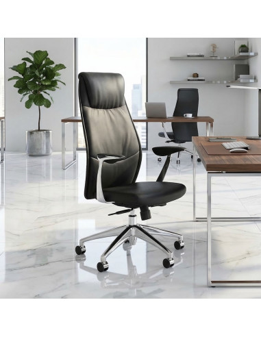 fauteuil-direction-haut-dossier-cuir-noir-mobellinea-vic