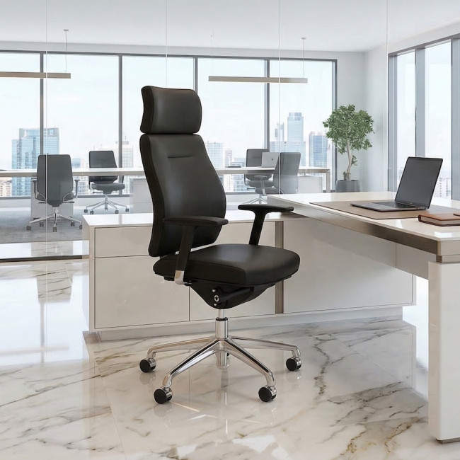 fauteuil-direction-ergonomique-tetiere-cuir-noir-mobellinea-creta