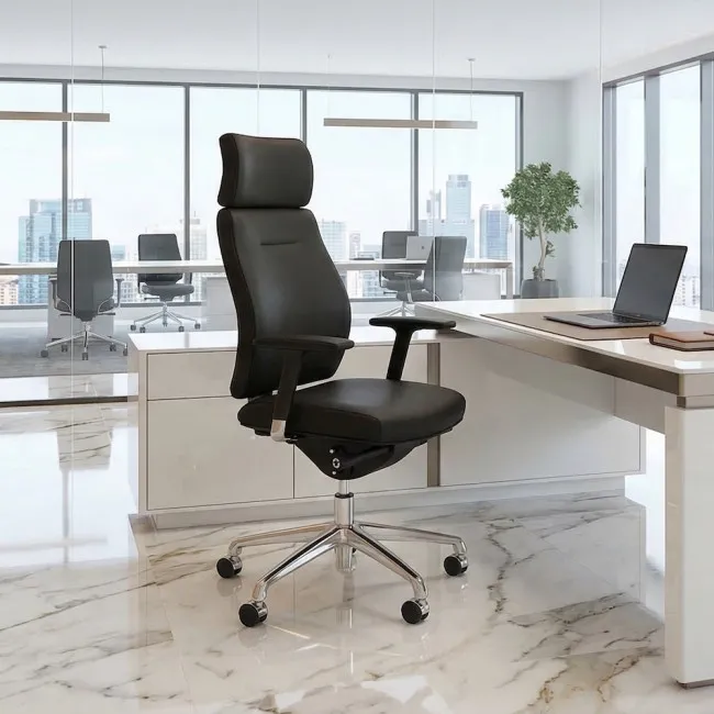 fauteuil-direction-ergonomique-tetiere-cuir-noir-mobellinea-creta