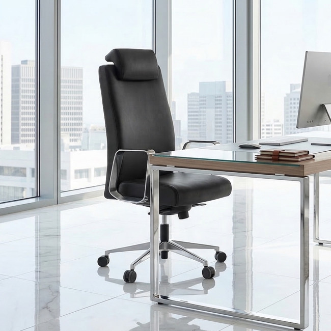 fauteuil-direction-cuir-sokoa-bost-tetiere-noir